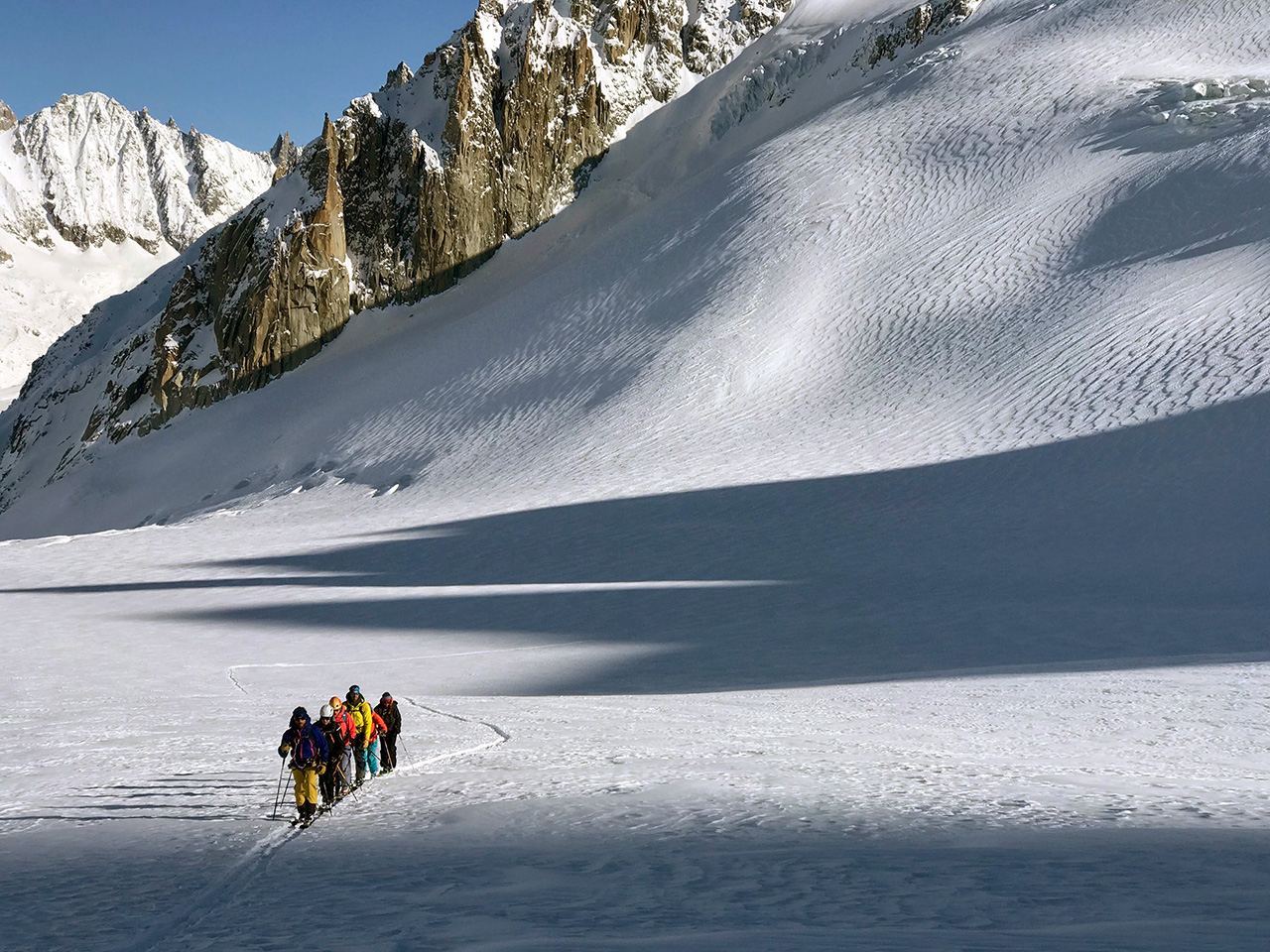 Daily trip ski touring