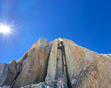 Rock climbing