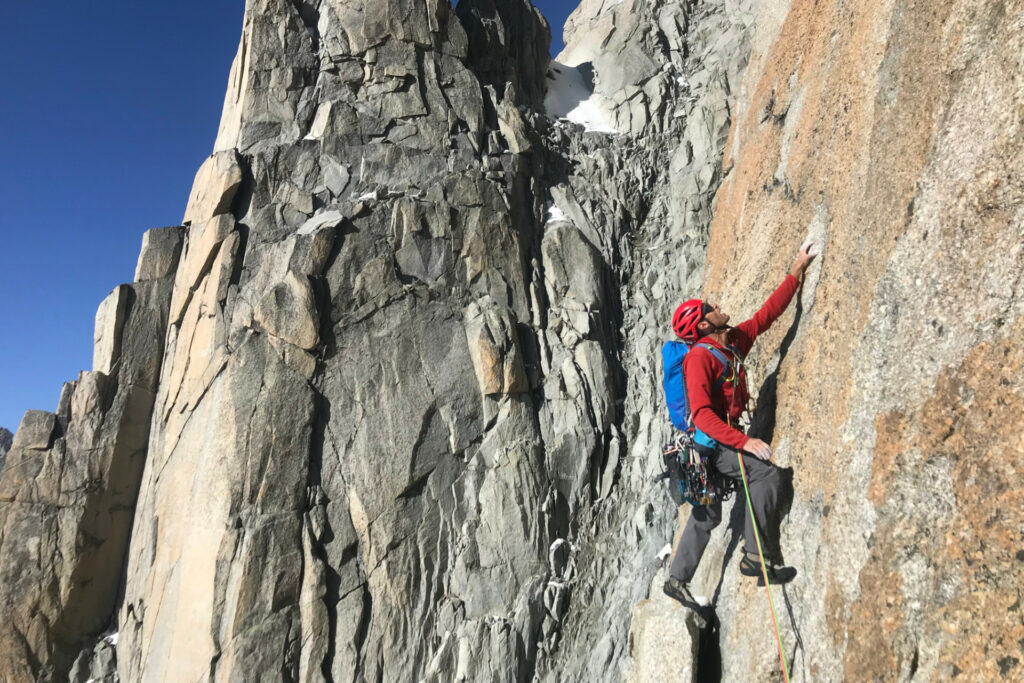 Rock climbing Chamonix Vertical