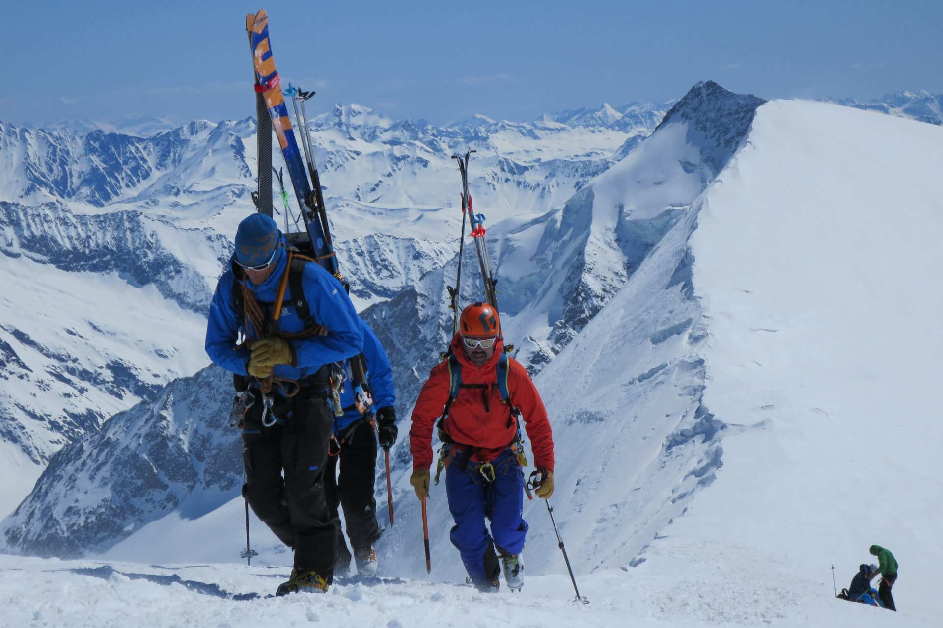 Mountaineering peaks