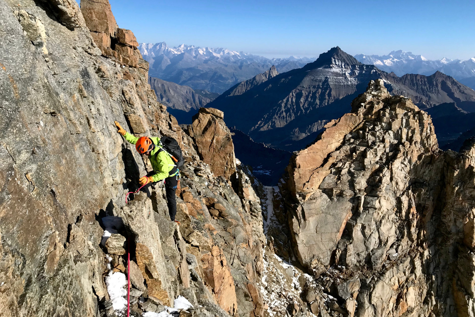 Mountaineering foreign peaks