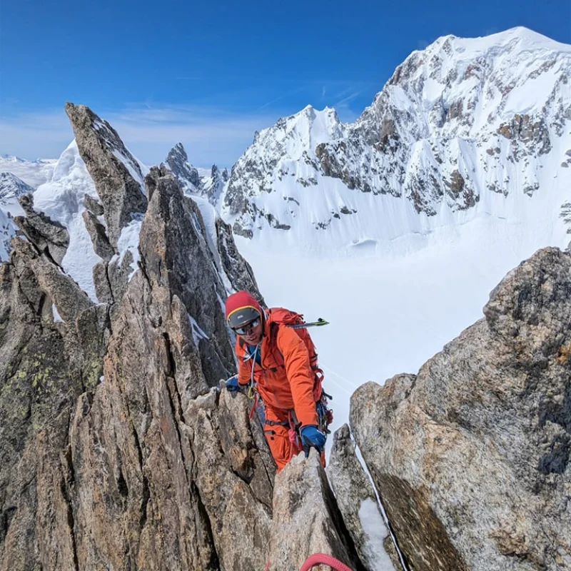 Expedition-style ascent on a classic international peak